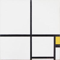 Piet Mondrian  Composition with Yellow 1930